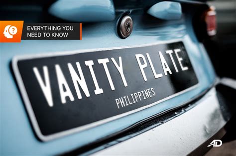 Vanity Plates in the Philippines — Everything you need to know.